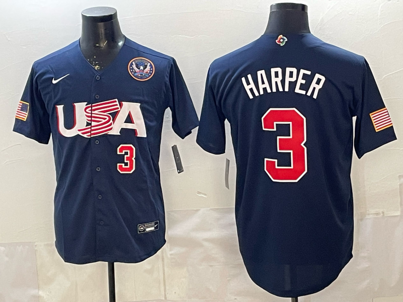 Men 2026 World cup blue MLB Nike jersey 0010->more jerseys->MLB Jersey